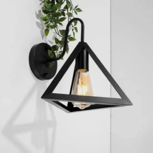 Wall Mounted Triangle Light - Geometric Light Geometric Shape Light Lamp Square Pendant..